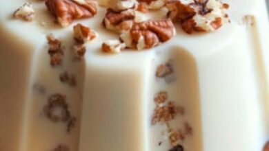 Gelatina de Nuez con Queso Crema