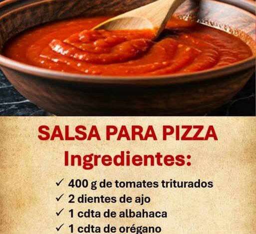 SALSA PARA PIZZA SALSA PARA PIZZA