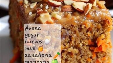 Torta de Avena y Zanahorias
