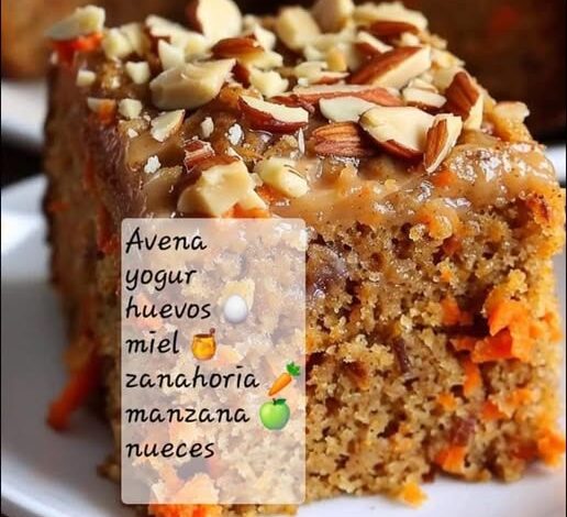 Torta de Avena y Zanahorias Torta de Avena y Zanahorias
