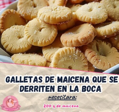 Galletas de Maicena Que se Derriten en la Boca Galletas de Maicena Que se Derriten en la Boca