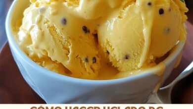 Cómo hacer Helado de Maracuyá