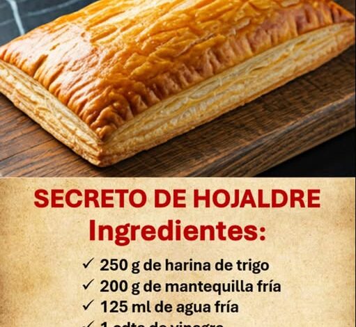 SECRETO PARA HACER MASA DE HOJALDRE ESPECTACULAR SECRETO PARA HACER MASA DE HOJALDRE ESPECTACULAR