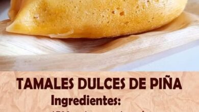 TAMALES DULCES DE PIÑA