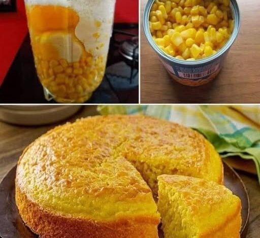 Pan de Elote en Licuadora