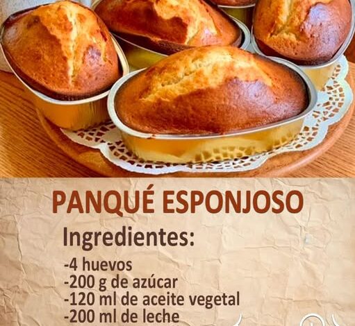Panqué Esponjoso Panqué Esponjoso