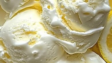 Helado de Leche Condensada y Limón