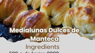 Medialunas Dulces de Manteca
