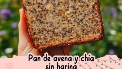 Pan de Avena y Chía sin Harina
