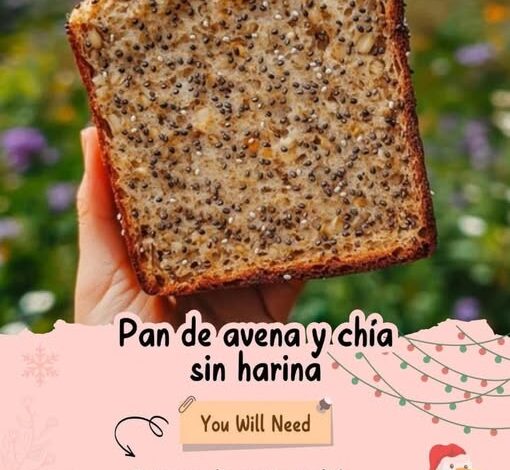 Pan de Avena y Chía sin Harina Pan de Avena y Chía sin Harina