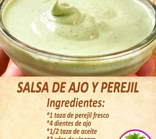 Salsa de Perejil y Ajo Salsa de Perejil y Ajo