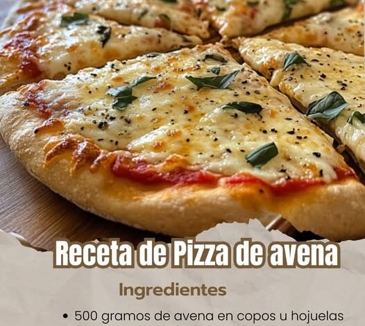 Pizza de Avena: Una Opción Saludable y Deliciosa Pizza de Avena: Una Opción Saludable y Deliciosa