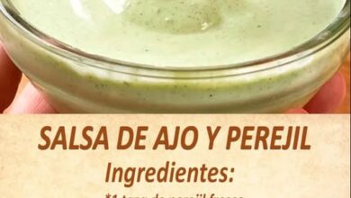 Salsa de Perejil y Ajo