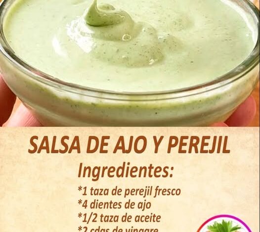 Salsa de Perejil y Ajo Salsa de Perejil y Ajo