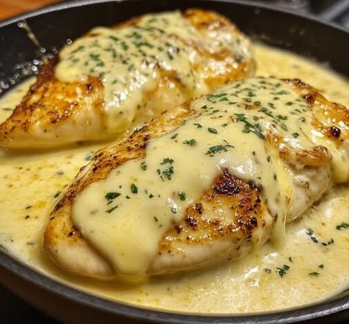Pechuga de Pollo en Salsa de Queso Pechuga de Pollo en Salsa de Queso