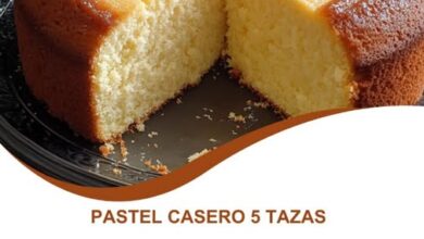 Pastel Casero de 5 Tazas