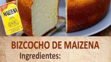 Bizcocho de Maicena Suave y Esponjoso