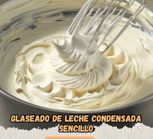 Glaseado de Leche Condensada Sencillo Glaseado de Leche Condensada Sencillo