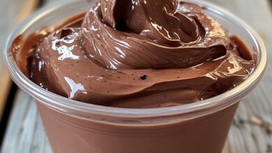 Crema de Chocolate para Relleno y Cubierta de Pasteles