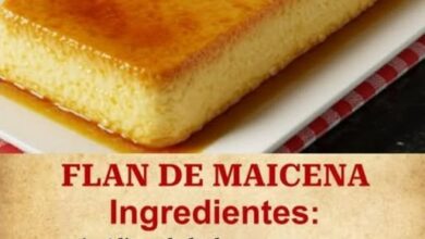 Flan de Maicena