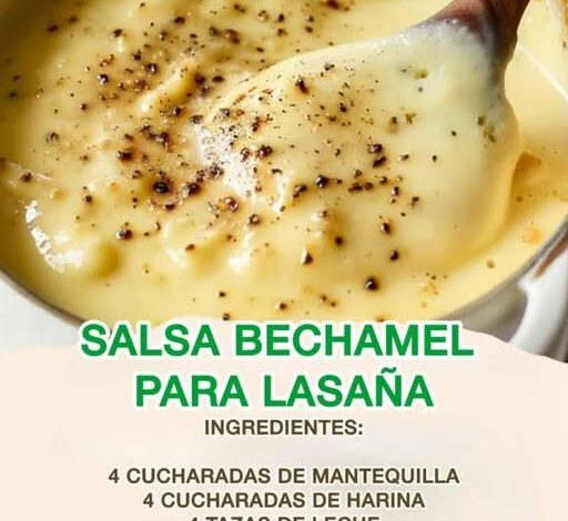 Salsa Bechamel para Lasaña Salsa Bechamel para Lasaña