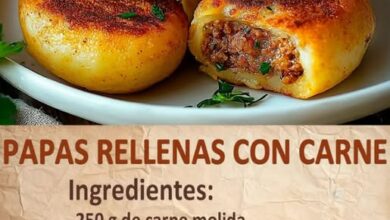 Papas Rellenas con Carne