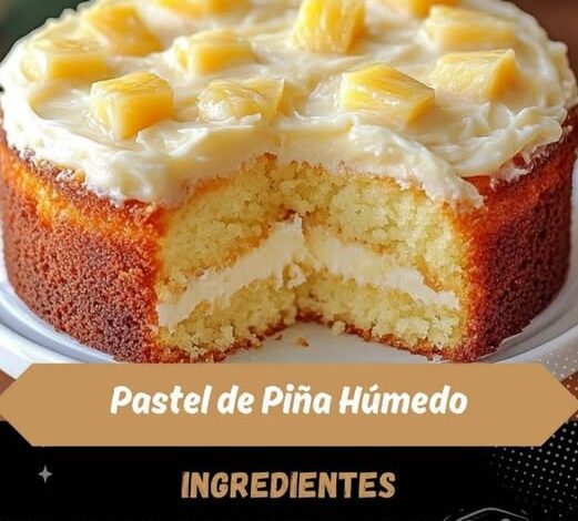 Pastel de Piña Húmedo Pastel de Piña Húmedo