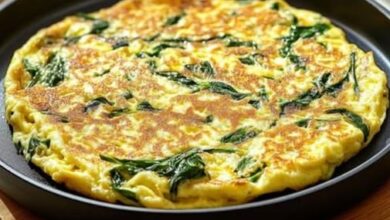 Omelette de Espinacas