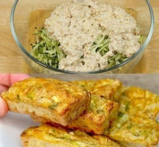 Desayuno Saludable de Calabacín y Avena Desayuno Saludable de Calabacín y Avena
