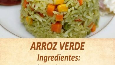 Arroz Verde con Vegetales