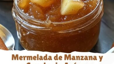 Mermelada de Manzana y Canela Sin Azúcar