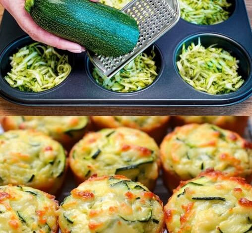 Muffins Saludables de Zanahoria, Patata y Calabacín con Queso Muffins Saludables de Zanahoria, Patata y Calabacín con Queso