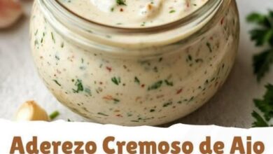 Aderezo Cremoso de Ajo