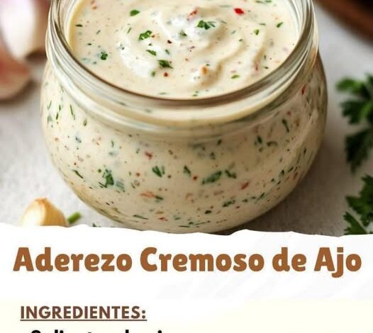 Aderezo Cremoso de Ajo Aderezo Cremoso de Ajo