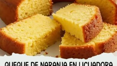 Queque de Naranja en Licuadora