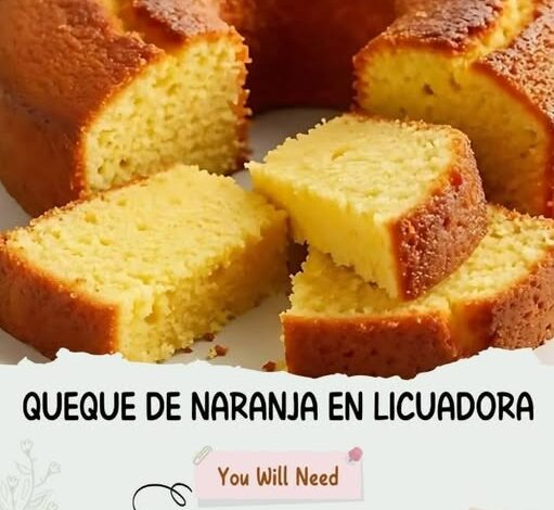 Queque de Naranja en Licuadora Queque de Naranja en Licuadora