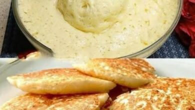 Panqueques con Yogur y Manzanas
