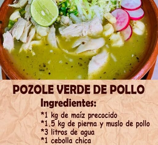 POZOLE VERDE DE POLLO POZOLE VERDE DE POLLO