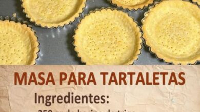 MASA PARA TARTALETAS
