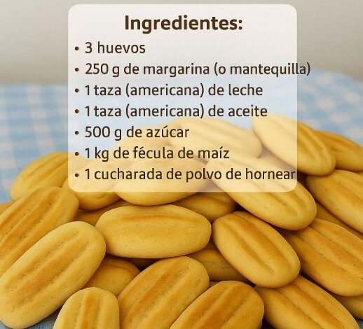 Galletas de Fécula de Maíz que se Deshacen en la Boca Galletas de Fécula de Maíz que se Deshacen en la Boca