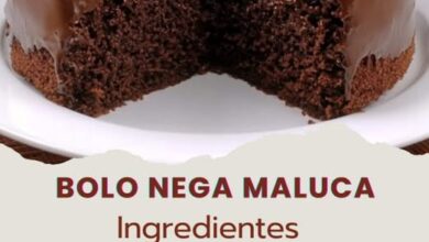 Bolo Nega Maluca