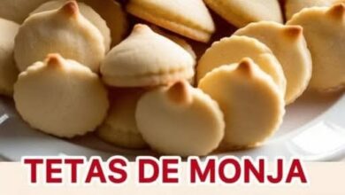 Galletas con forma de Tetas de monja