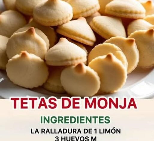 Galletas con forma de Tetas de monja Galletas con forma de Tetas de monja