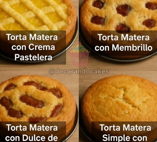 TE ENSEÑO 4 EXQUISITAS RECETAS DE TORTAS MATERAS TE ENSEÑO 4 EXQUISITAS RECETAS DE TORTAS MATERAS