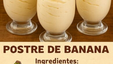 Un Postre Cremoso que Te Hará Amar la Banana