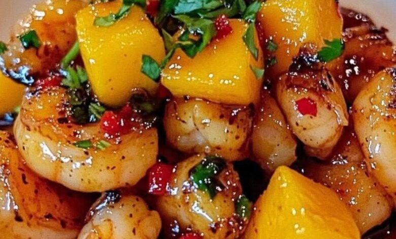 camarones en salsa de mango camarones en salsa de mango