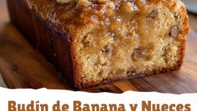 Budín de Banana y Nueces