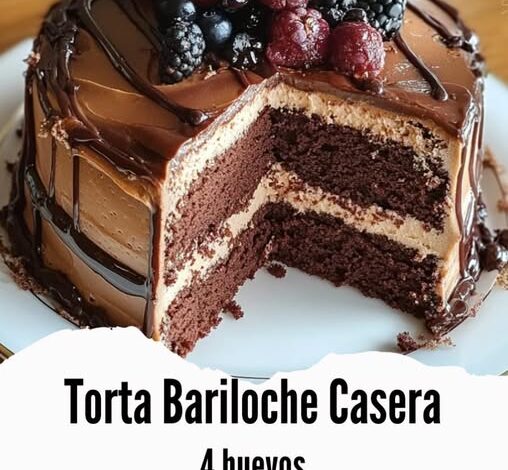 Torta Bariloche Casera Torta Bariloche Casera