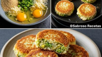 Tortitas de Brócoli con Queso