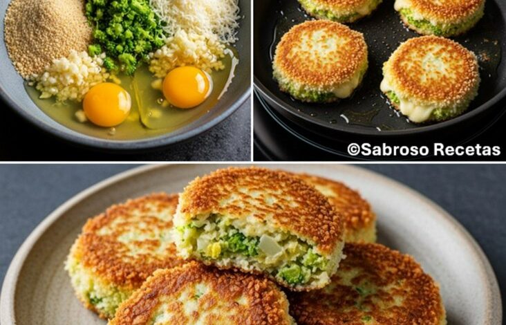 Tortitas de Brócoli con Queso Tortitas de Brócoli con Queso